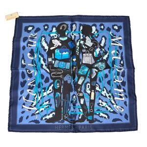 Hermes Monsieur & Madame Silk Scarf NWT